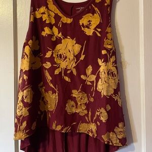 Sleeveless high low tank